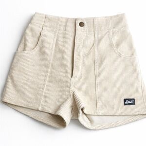 Hammies  Women's High Waist Corduroy Shorts Tam. Size 26